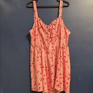 SHEIN Pink Cherry Dress